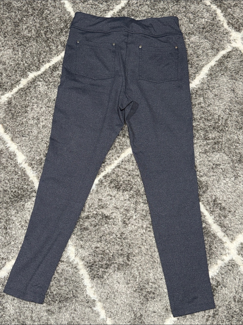 Size M Talbots Navy Blue Pull-On Legging Pants